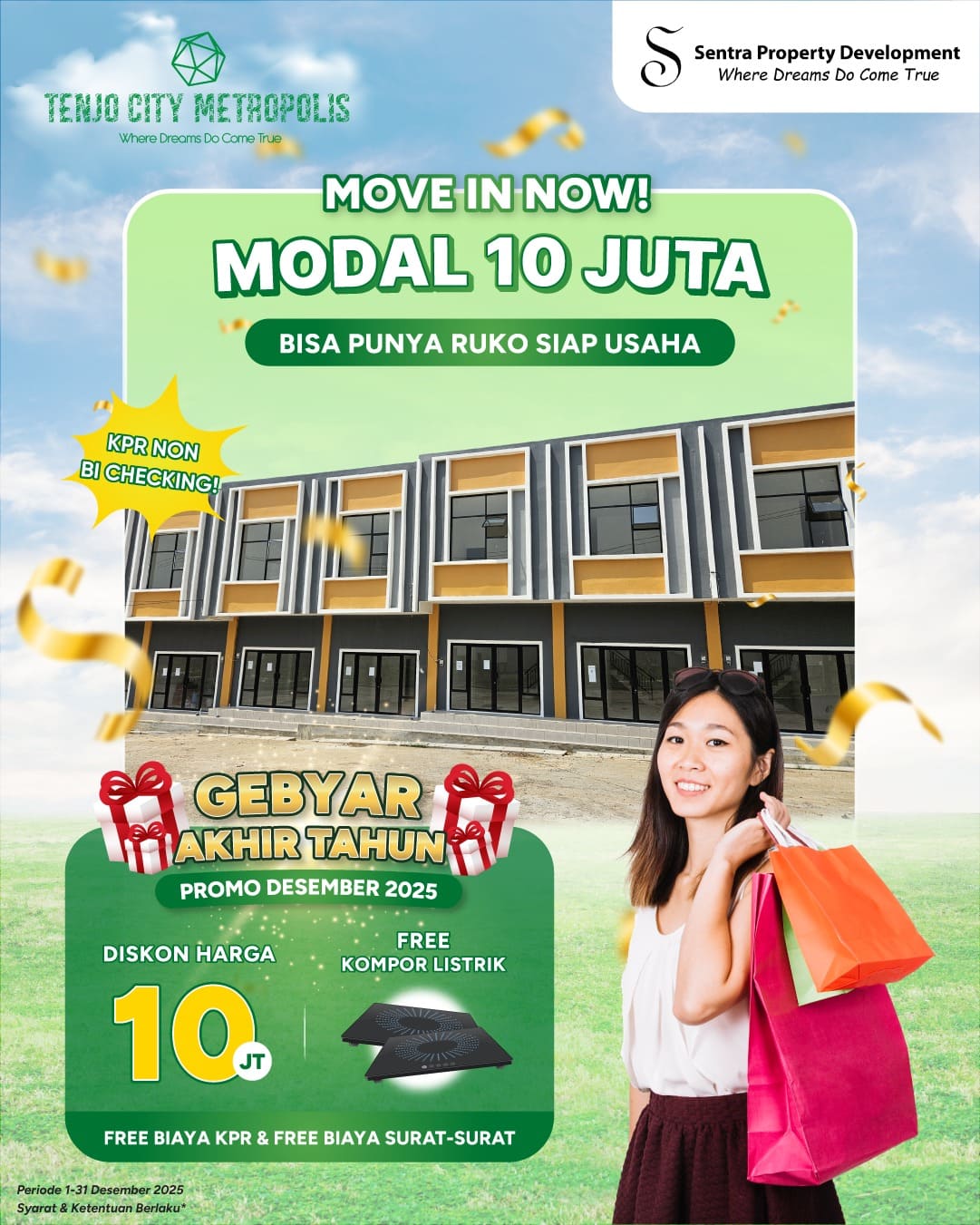 ruko tenjo city metropolis